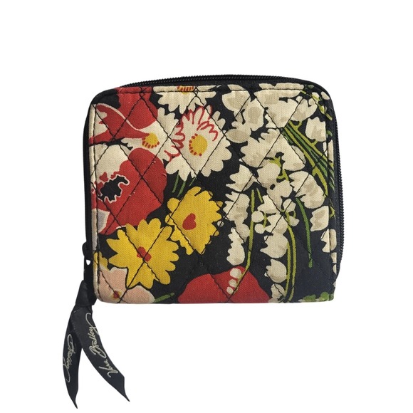 Vera Bradley Small Wallet Quilted Floral Mini Flowers - Picture 3 of 3
